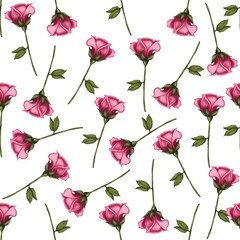 Pink roses seamless pattern.Valentine’s Day,digital papers,scrapbook,wedding,birthday, etc.