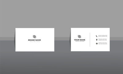 simple business card, clean business card 