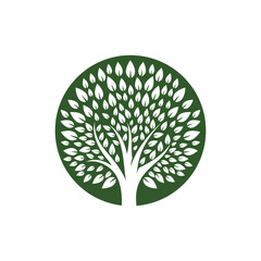Naklejka premium Tree logo images design