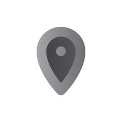 location two tone gradient icon