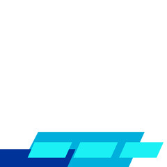 Obraz premium Geometric Footer