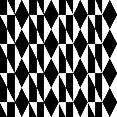 Black and white geometric pattern for design and printing.