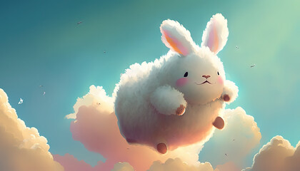 Bunny in the sky