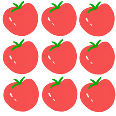 set of tomatoes