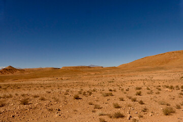 Marocco, paesaggio predesertico del Medio Atlante. Regione di Souss Massa