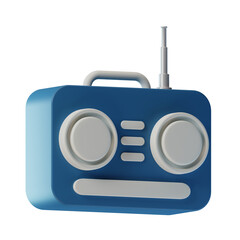 Radio 3D Icon
