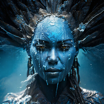 Woman warrior blu