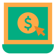 check money flat icon