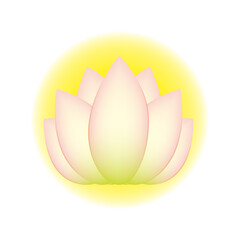 Lotus icon illustration