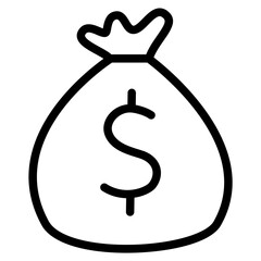 Savings line icon