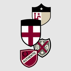 coat of arms with a shield