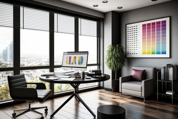 Bright and Modern Office Space with Sleek Design