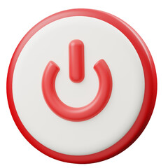 power button 3D Icon