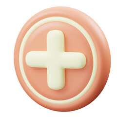 Obraz premium Add 3D Icon