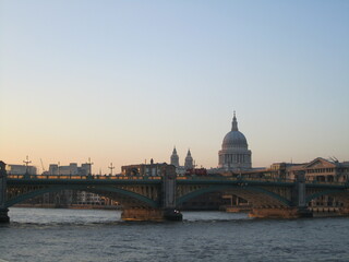 Southwark Bridge, London, Sunset