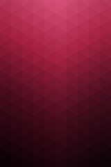 Gradient mosaic triangle background pattern. Trend color of the year 2023 viva magenta and black. Design texture elements for banners, covers, posters, backdrops, walls. Vector illustration.
