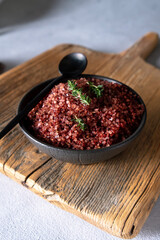 Gourmet wine infused sea salt. For dessert, seafood, meats, pasta, sauce, finishing salt