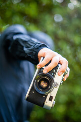 Obraz premium photographer in action