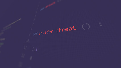 Cyber attack insider threat vunerability in text ascii art style, insider threat pirate code on...