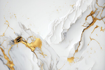 White marble textured background. Abstract design, 4k wallpaper. AI
