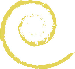 abstract yellow circle