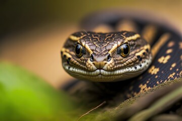 Obraz premium Snake Stock Photo, Wildlife Photography, Generative Ai