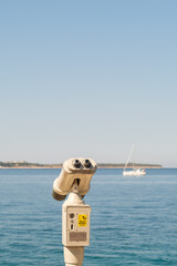 coin operated binoculars