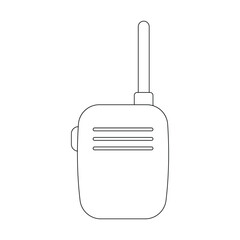 Obraz premium walkie talkie icon vector