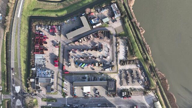 recycling center is a facility where various types of waste materials are collected, processed, and sorted for the purpose of being reused or converted into new products.