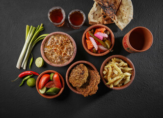 Arabic cuisine, Egyptian Breakfast - Beans; Middle Eastern traditional breakfast. It's also Ramadan...