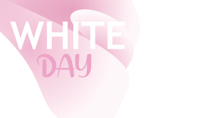 Happy White Day Banner Vector illustration. Japan
