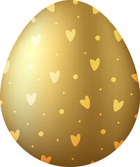 gold easter egg icon