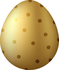 gold easter egg icon