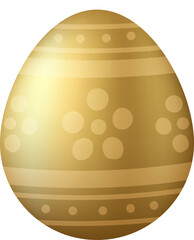 gold easter egg icon