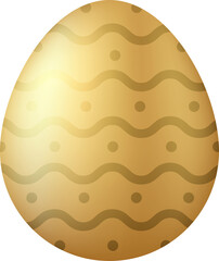 gold easter egg icon