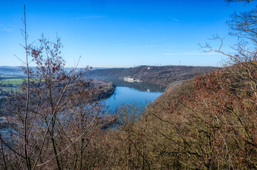 Blick über das Ruhrtal und den Hengsteysee bei Syburg