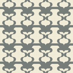 seamless light victorian geometric pattern with green mosaic ornament