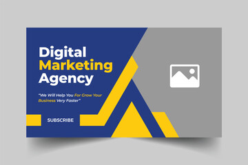 Business youtube thumbnail design