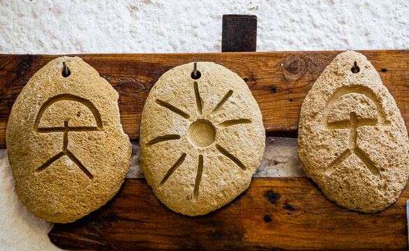 Indalo is a symbol of the town of Moj&aacute;car, Almer&iacute;a, Andalusia, Spain