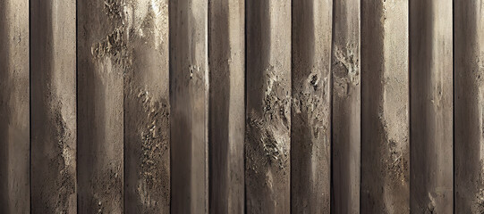 gray old crusty wooden wall texture background with Generative AI Technology