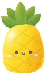 Cute Pineapple Illustration
