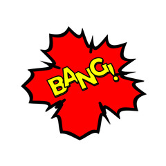 Comic Speech Bubbles Pop Art with words. vector illustration