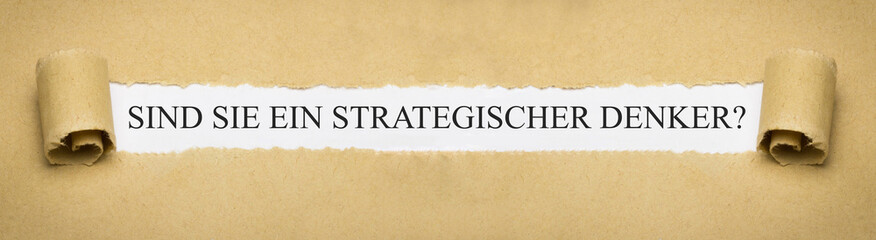 Sind Sie ein strategischer Denker?