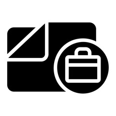 folder glyph icon