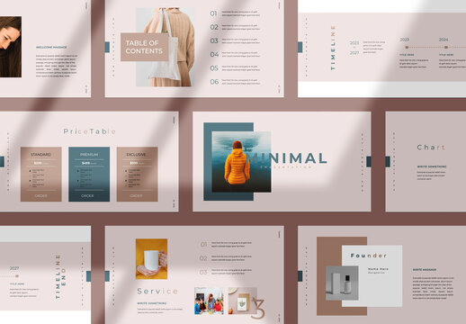 Simple Minima Presentation Layout