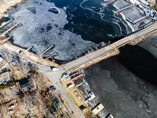 Lake Hopatcong New Jersey in The Winter