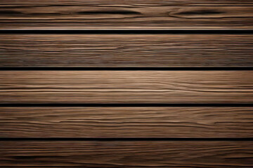 Background, texture, horizontal wooden planks. AI generative.