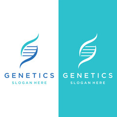 Logo design template DNA elements. Bio tech, DNA people, bio DNA, DNA spirals. Logos can be for science, pharmacy and medical.