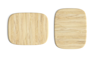 Serving Board, Tray, Pad, top view isolated on transparent background, Kitchen plates, mockup ,product advertising food, tableware design elements