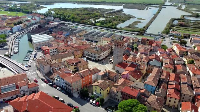 Marano reserve and lagoon. Protected oasis and historic village